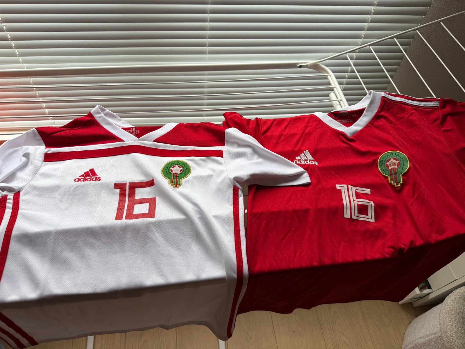 Marokko voetbalshirt - N. Amrabat - Maat S, Meerkleurig, Ophalen of Verzenden, Voetbal, Gedragen