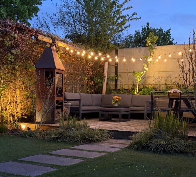 Mooie lounge set - forza, Tuin en Terras, Ophalen, 5 zitplaatsen, Gebruikt, Aluminium