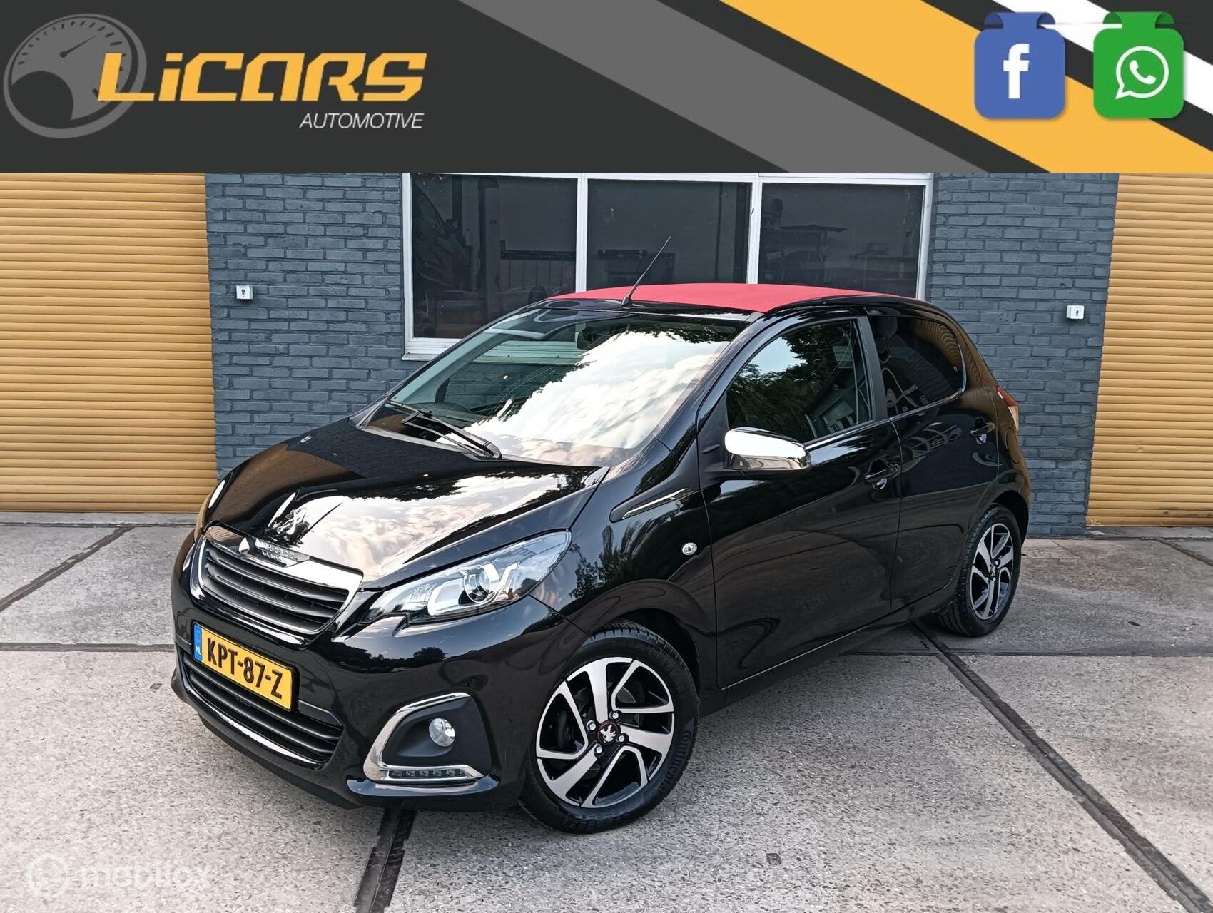 Peugeot 108 1.0 e-VTi Allure TOP! Camera/CarPlay/navigatie, Voorwielaandrijving, Stof, Gebruikt, Euro 6