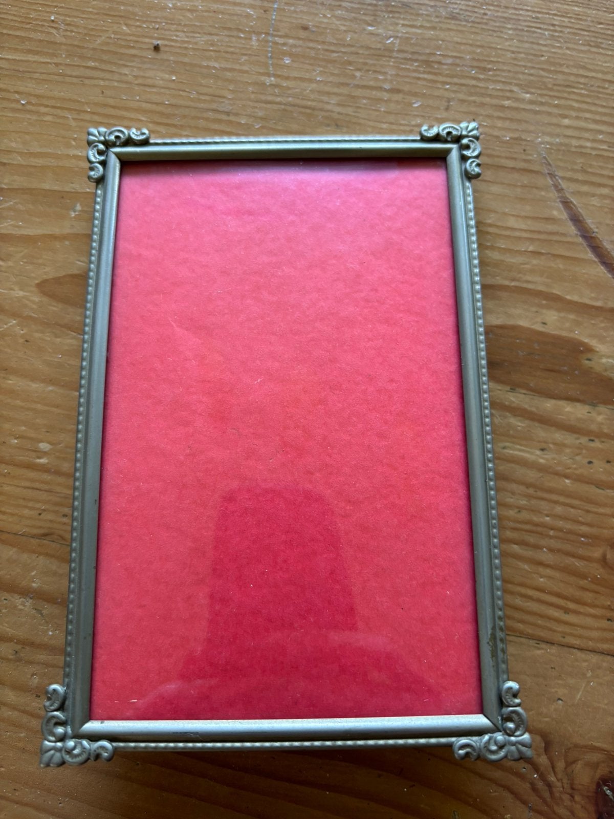 Vintage fotolijstje Art Deco accenten jaren ‘50, Ophalen of Verzenden, Gebruikt, Glas, Fotolijst