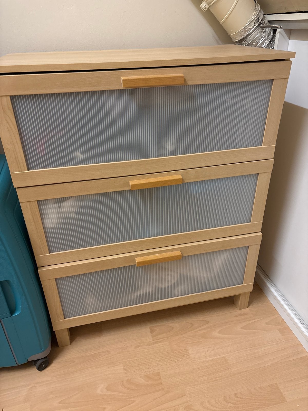 IKEA PAX? Kledingkast met 4 deuren en planken, Ophalen, Gebruikt, 100 tot 150 cm, 200 cm of meer