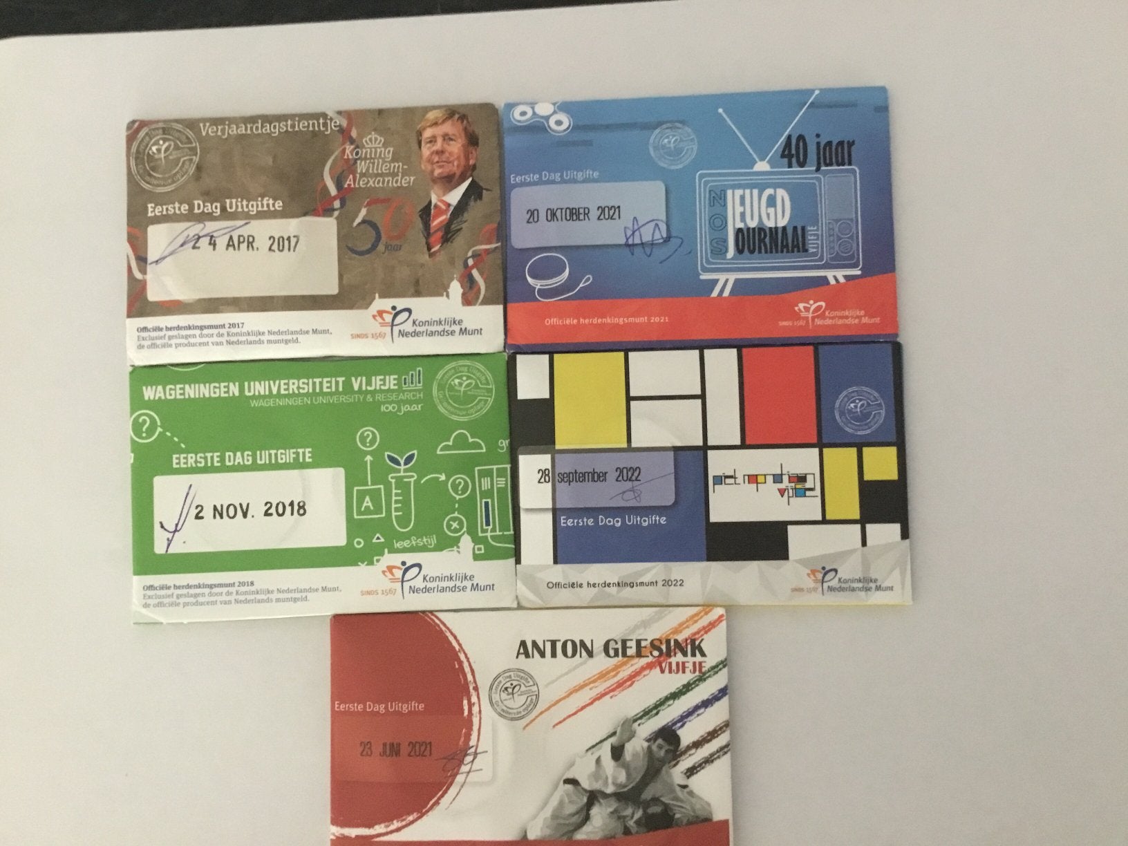 DIVERSE EERSTE DAG UITGIFTEN., Postzegels en Munten, Munten | Europa | Euromunten, Ophalen of Verzenden, Overige landen, 2 euro