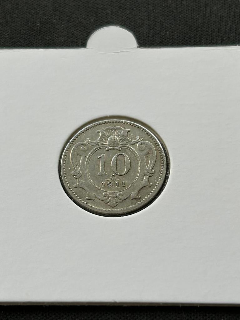 10 hellers Oostenrijk 1911, Verzenden, Oostenrijk