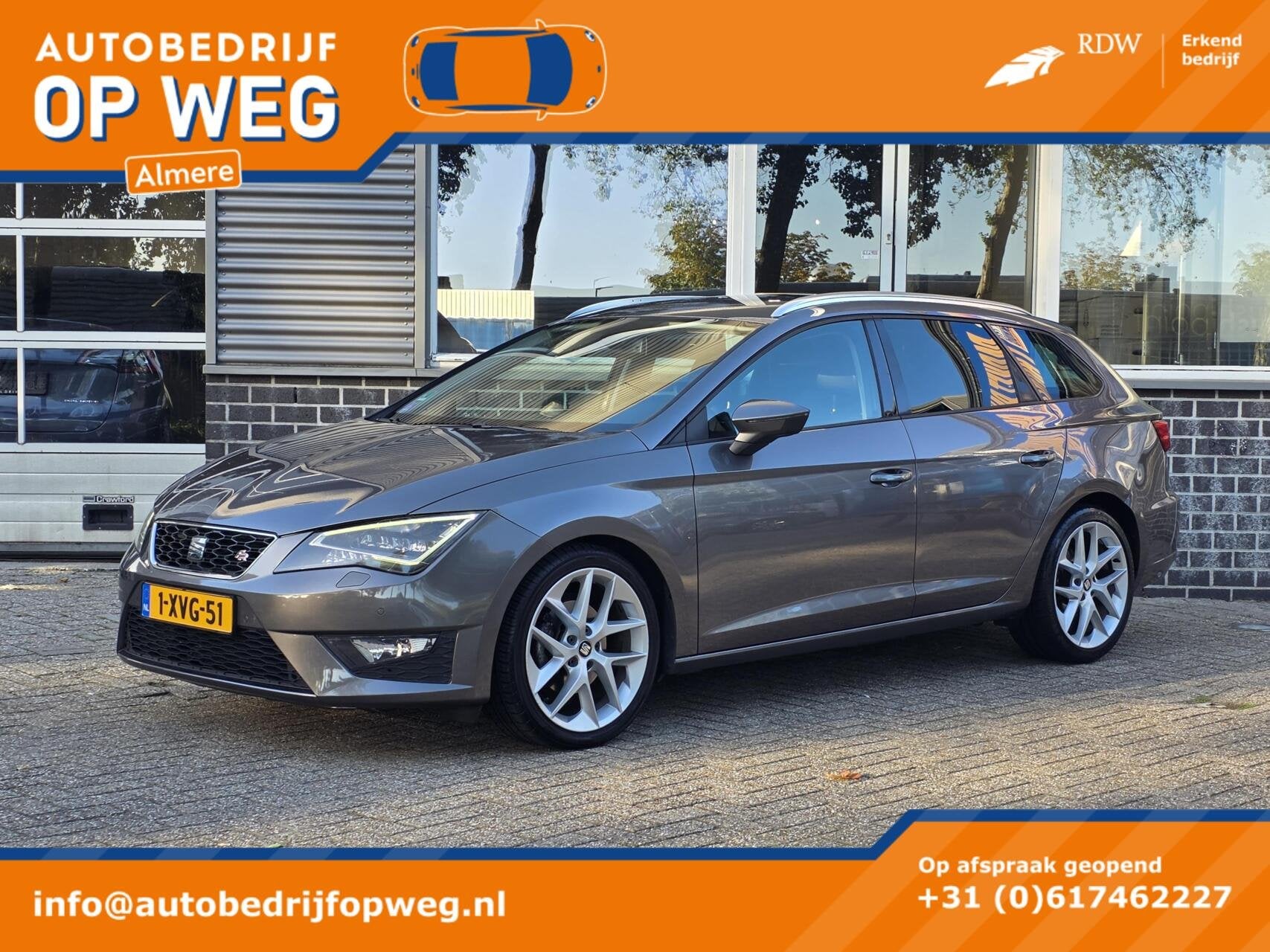 Seat Leon ST 1.4 TSI ACT FR Dynamic | Automaat | FR | NAP |, Auto's, Gebruikt, Euro 6, 4 cilinders, Leon