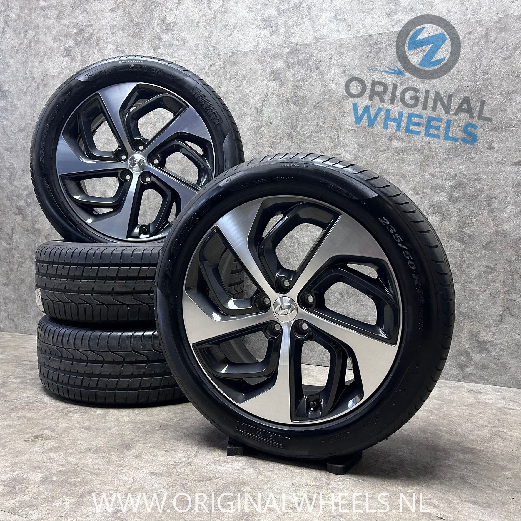 ✅ 19 inch originele velgen + zomerbanden Hyundai Tucson, 19 inch, Gebruikt, -, -