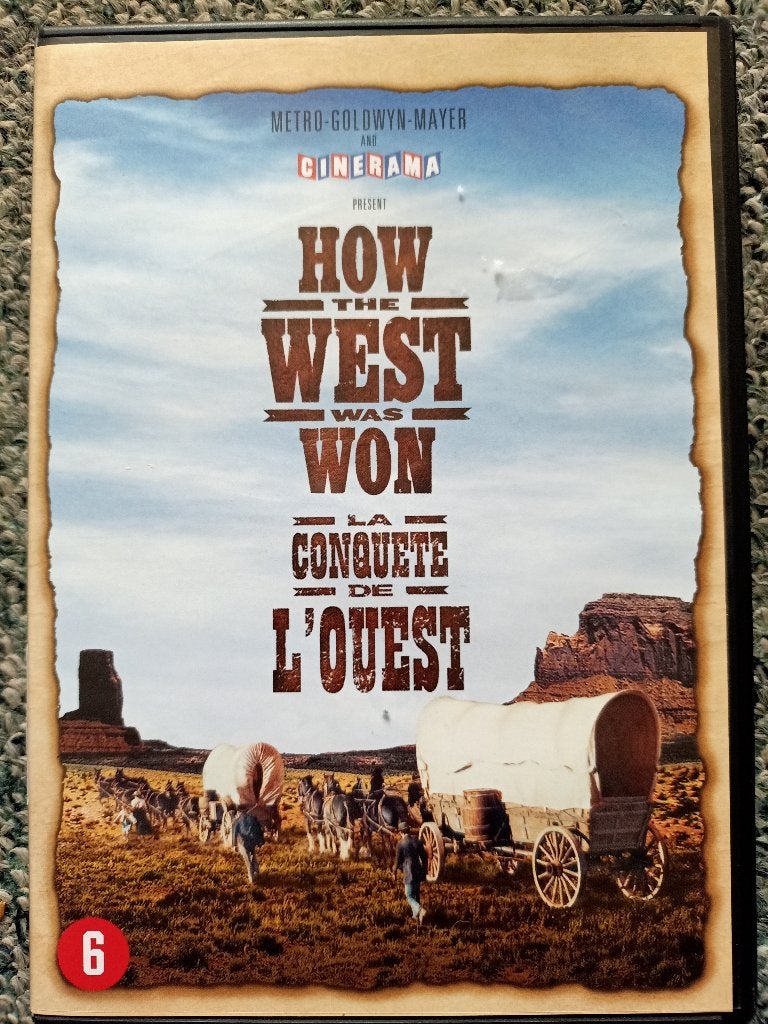 How the West Was Won - Western Epos op DVD, Cd's en Dvd's, 1960 tot 1980, Nederlands, Ophalen of Verzenden, Zo goed als nieuw