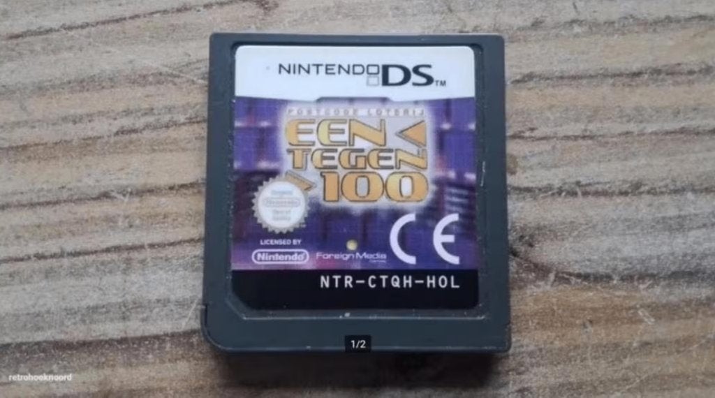 Een tegen 100 - Nintendo DS, Spelcomputers en Games, Puzzel en Educatief, 1 speler, Ophalen of Verzenden, Zo goed als nieuw