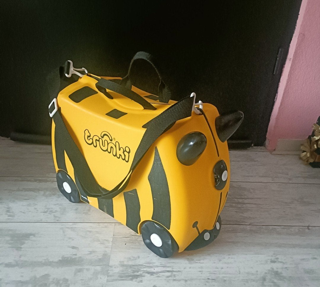 Handbagage koffers

Trunki Ride-On Handbagage koffer 46 cm, Hard kunststof, Minder dan 50 cm, Ophalen of Verzenden, Zo goed als nieuw