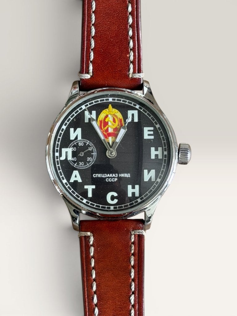 Sovjethorloge "Molnija"- "NKVD" -  vintage horloge CCCP, Sieraden, Tassen en Uiterlijk, Horloges | Heren, Overige merken, Polshorloge