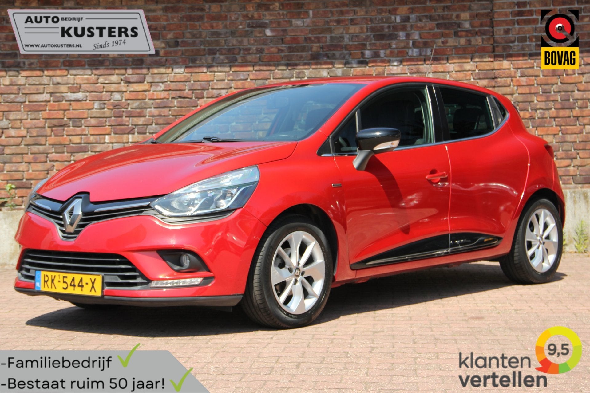 Renault Clio 0.9 TCe Limited Cruise control| Airco| Navigati, Auto's, Voorwielaandrijving, 898 cc, Stof, Gebruikt