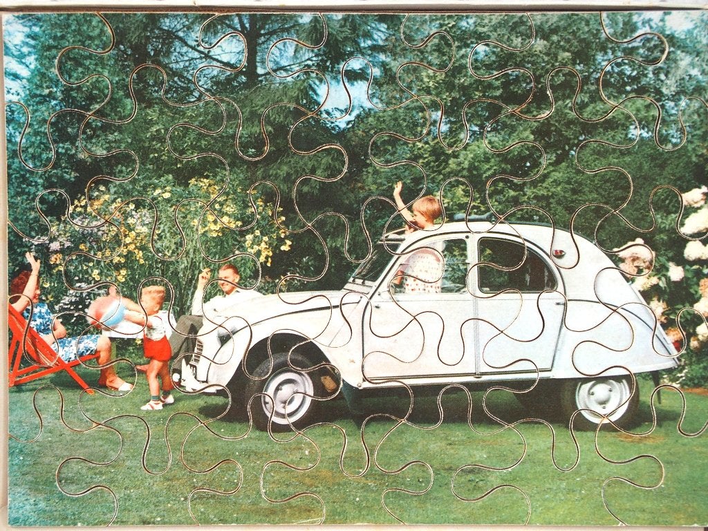 CITROËN 2 CV Puzzel Puzzle, Ophalen of Verzenden, Gebruikt, Auto's