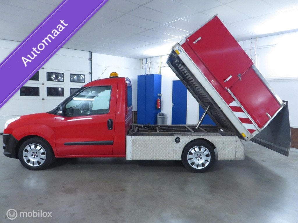 Fiat Doblo Cargo 1.3 MultiJet Maxi Kipper 2015, Auto's, Automaat, Euro 5, Gebruikt, 4 cilinders