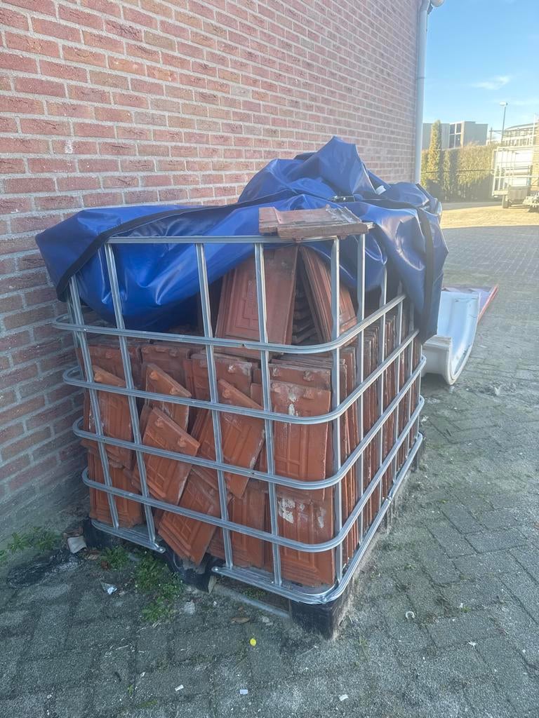 Gebruikte Dakpannen, Doe-het-zelf en Verbouw, Dakpannen en Dakbedekking, Ophalen, Gebruikt, Steen of Klei, 15 m² of meer