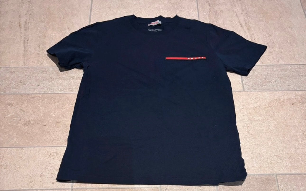Prada shirt maat L orgineel, Kleding | Heren, Maat 52/54 (L), Mi, Blauw, Zo goed als nieuw