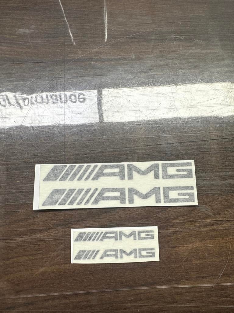 Mercedes AMG remklauw stickers voor en achter, Verzenden