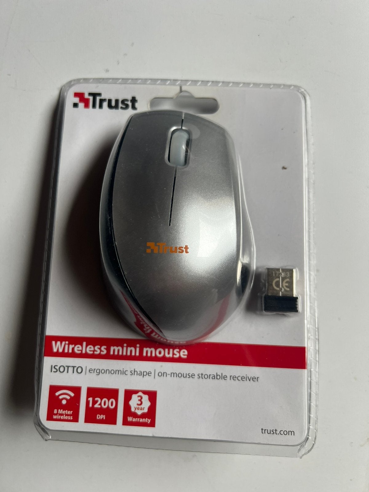 Trust draadloze mini muis *NIEUW*, Rechtshandig, Muis, Nieuw, Ophalen of Verzenden