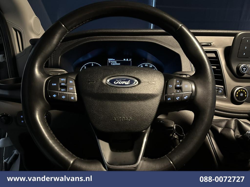 Ford Transit 2.0 TDCI 131pk L4H3 Euro6 Airco | Camera | Crui, Voorwielaandrijving, Stof, 4 cilinders, Wit