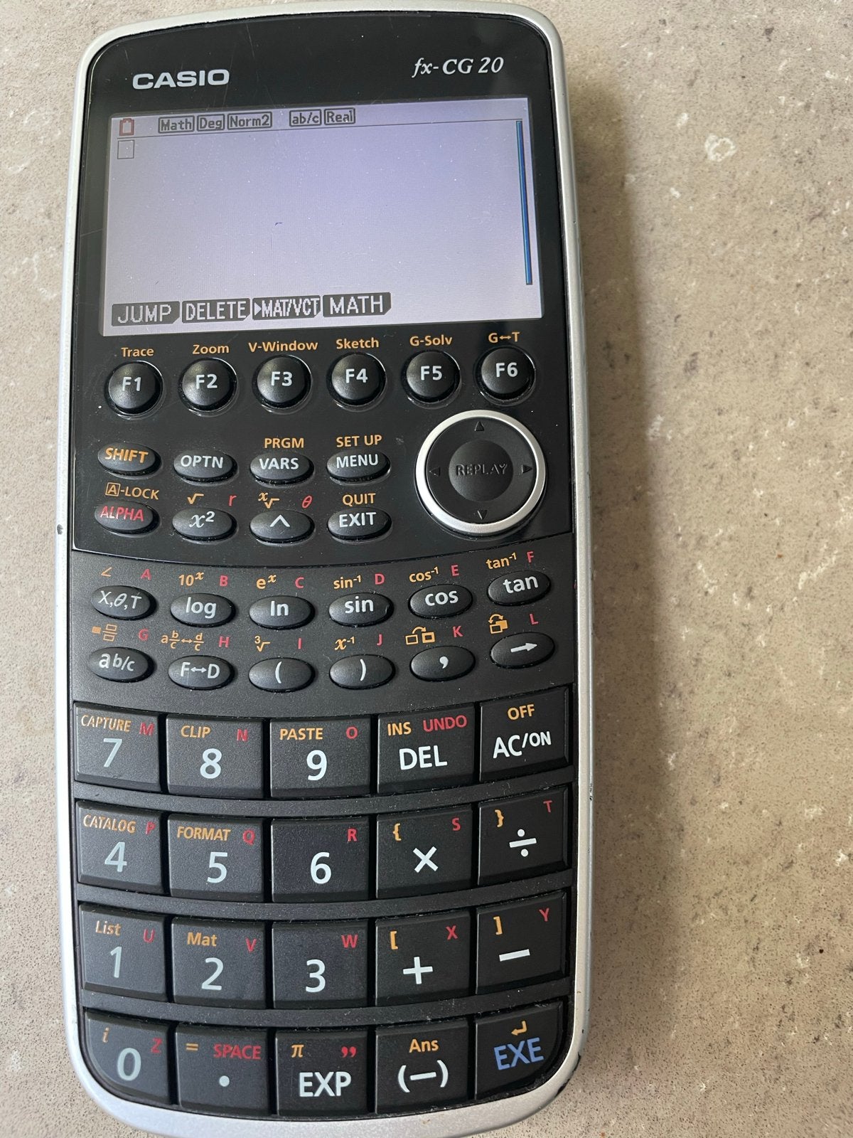 Casio fx-CG20, Ophalen of Verzenden, Grafische rekenmachine, Gebruikt