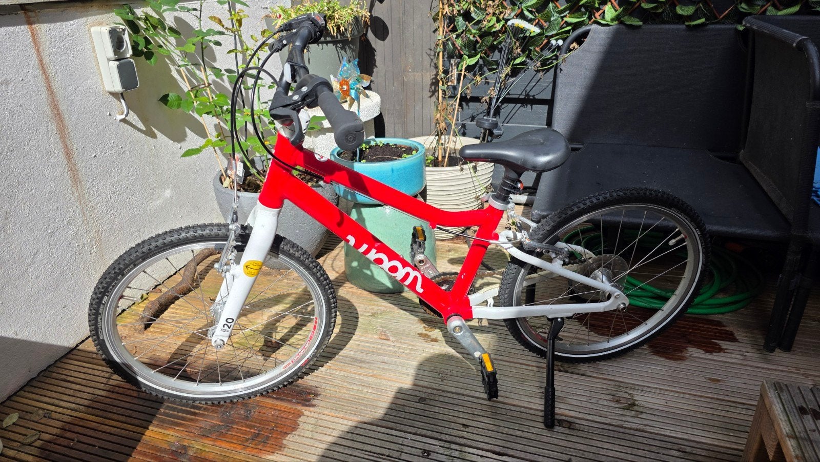 Woom 4 Kinderfiets Rood 20 inch, Fietsen en Brommers, Fietsen | Kinderfietsjes, Velgrem, Ophalen of Verzenden, Woom, 16 tot 20 inch