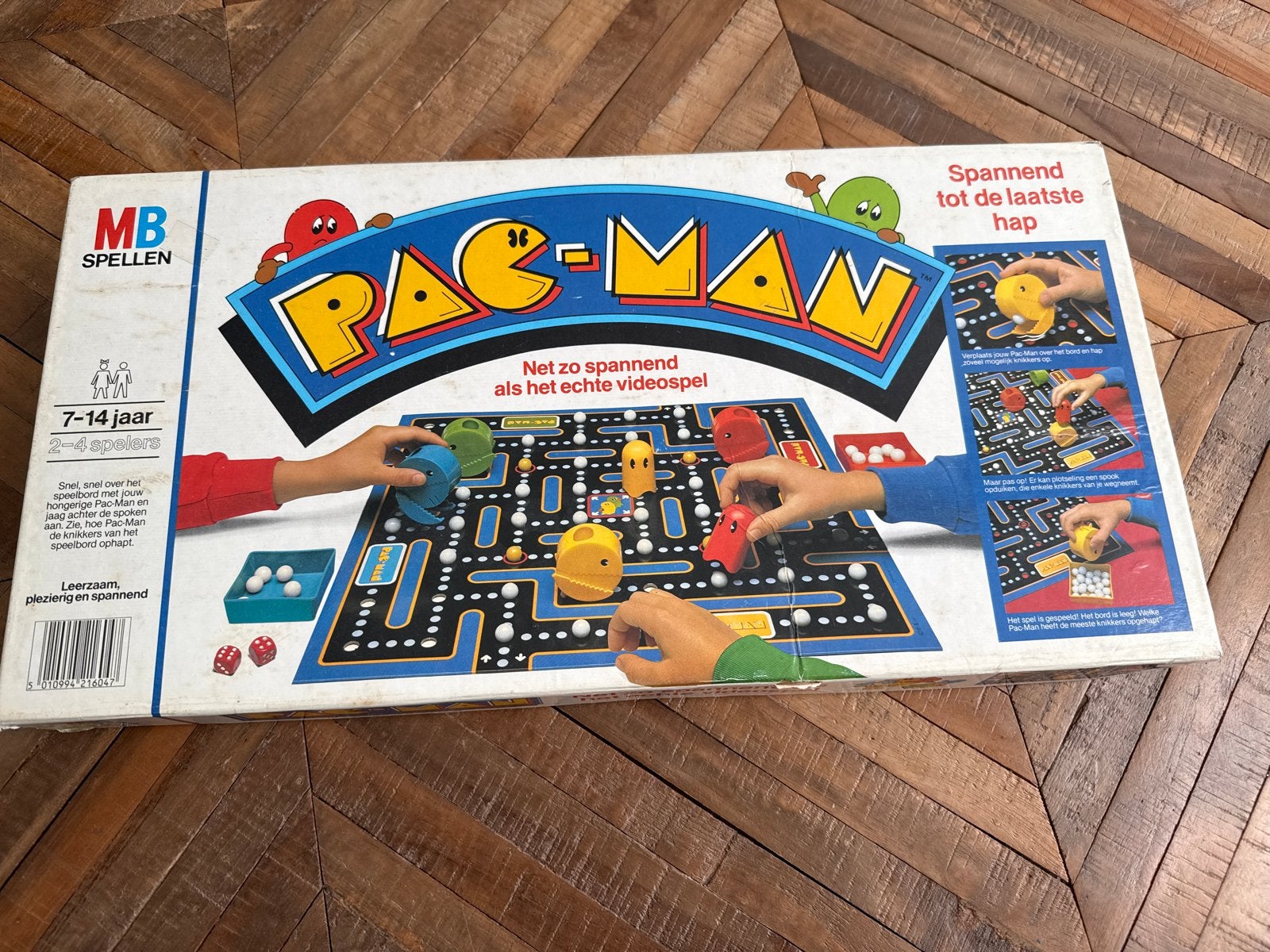 Pac-Man Bordspel - MB Spellen - Compleet en in goede staat, Hobby en Vrije tijd, Gezelschapsspellen | Bordspellen, Drie of vier spelers