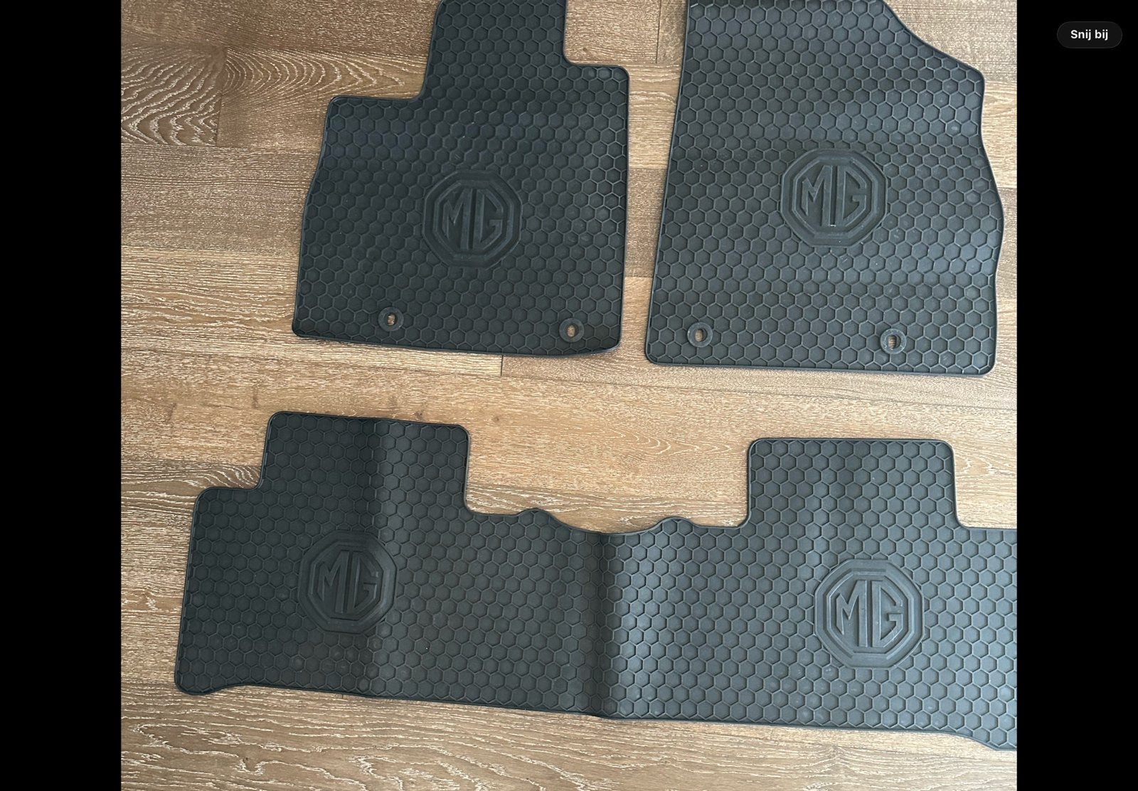 Mg rubber automatten set, Auto diversen, Automatten, Ophalen, Nieuw