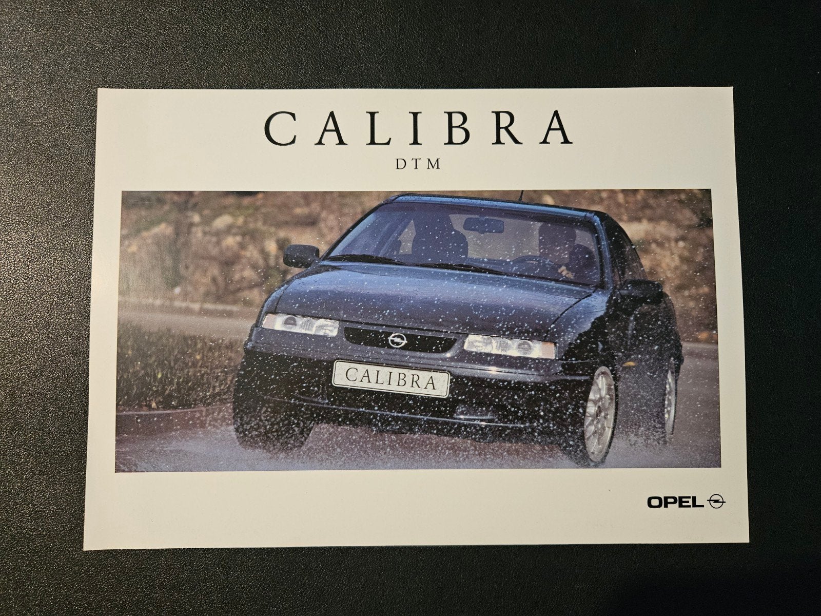Leaflet Opel Calibra DTM 1997, Ophalen of Verzenden, Zo goed als nieuw, Opel