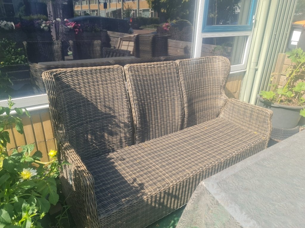 tuinbank, Ophalen, Gebruikt, Hout