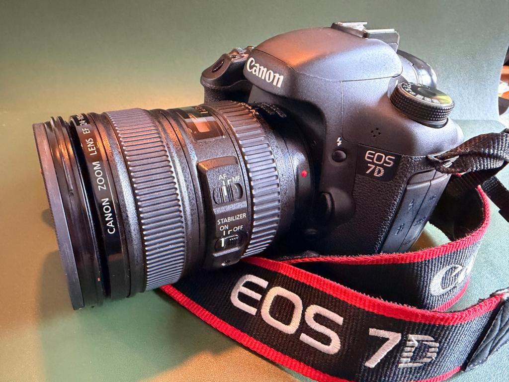Canon EOS 7D met EF 24-105mm f/4 L IS USM lens, Audio, Tv en Foto, Fotocamera's Digitaal, Spiegelreflex, Canon, Ophalen of Verzenden