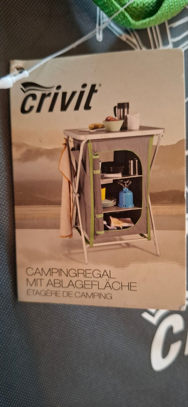 Crivit Campingkast / Campingrek met opbergruimte, Ophalen, Zo goed als nieuw