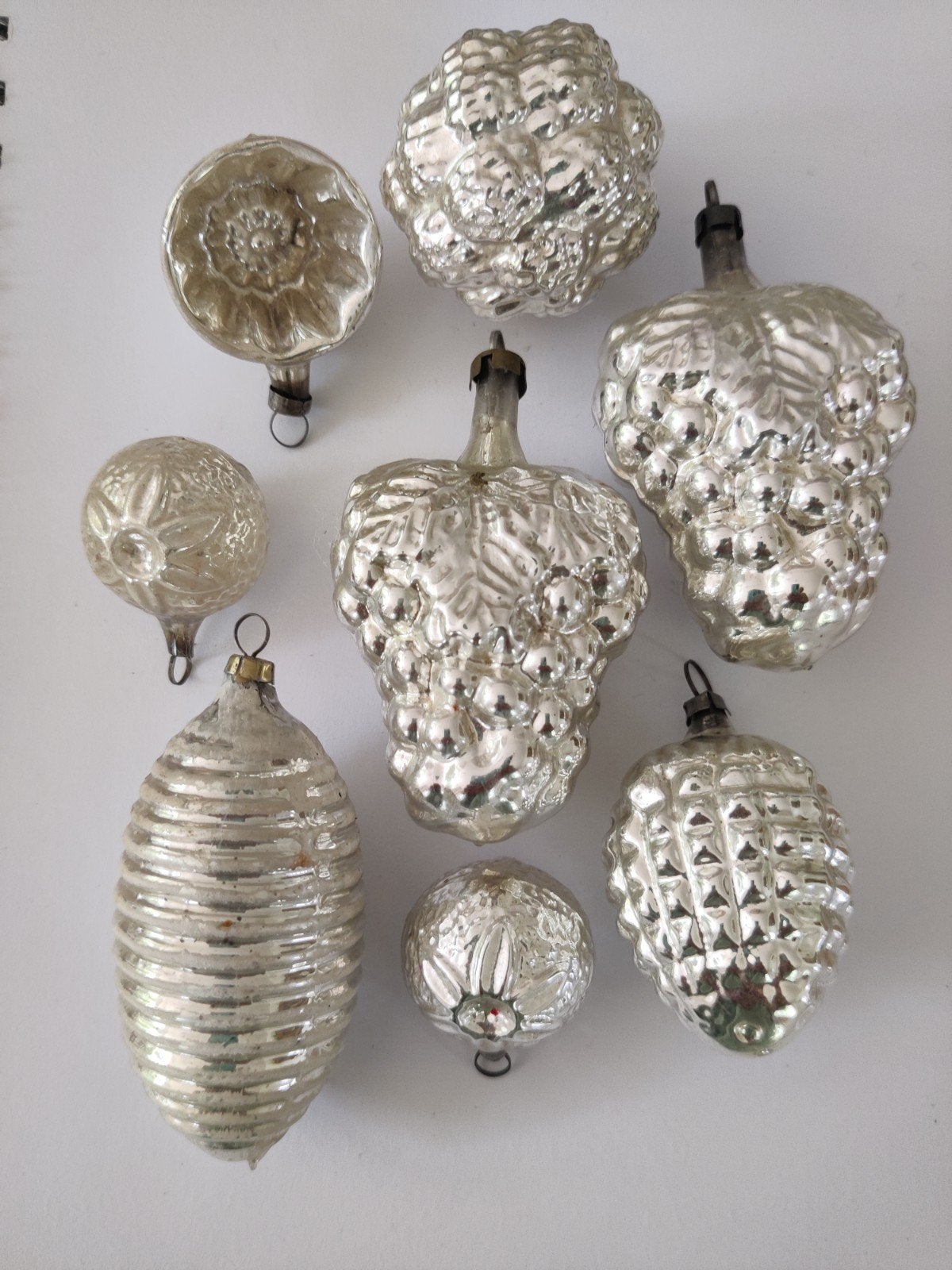 Set antieke kerstballen, Diversen, Kerst, Ophalen of Verzenden