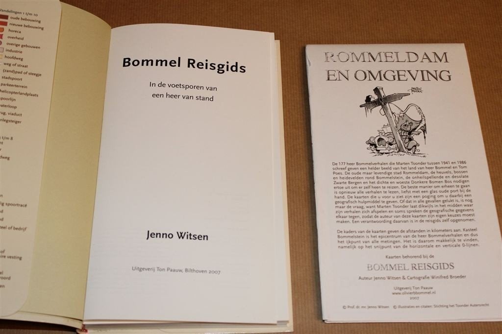 Bommel Reisgids — Compleet met de Originele Landkaart, Boeken, Eén stripboek, Ophalen of Verzenden, Gelezen