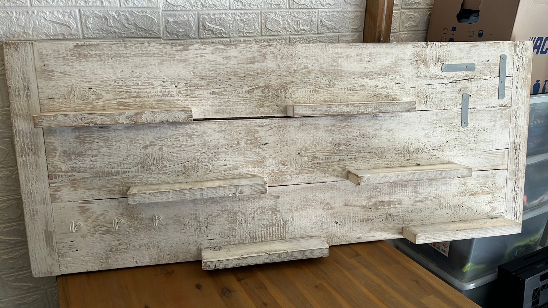 wandbord, Ophalen, Zo goed als nieuw, Overige houtsoorten, Minder dan 200 cm