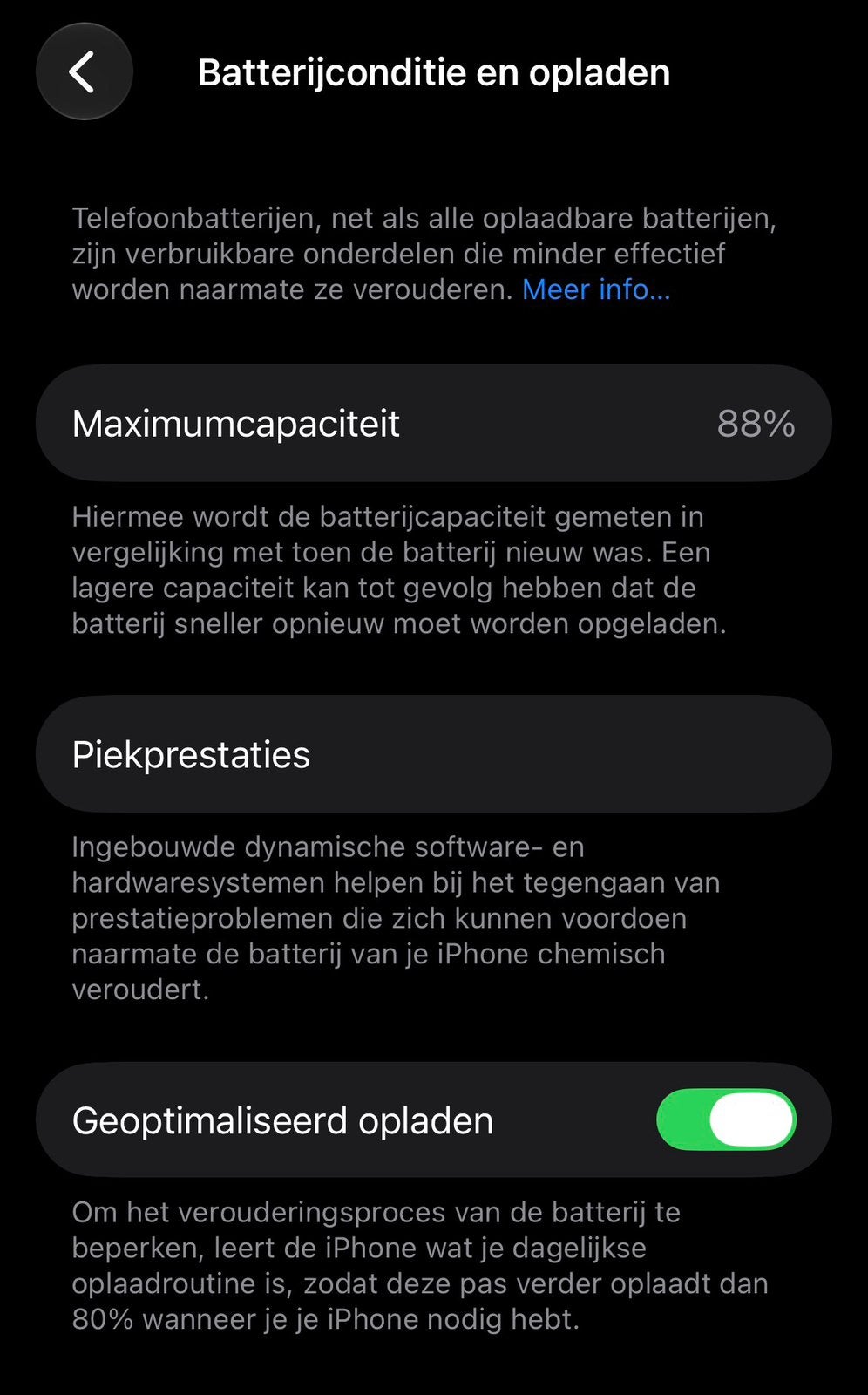 iPhone 12, Gebruikt, Zwart, 88 %, Ophalen of Verzenden