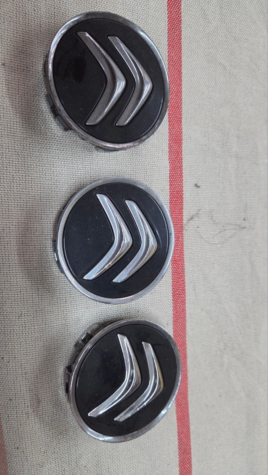 Citroën wieldopjes - Set van 3 , naafdeksels, Ophalen of Verzenden