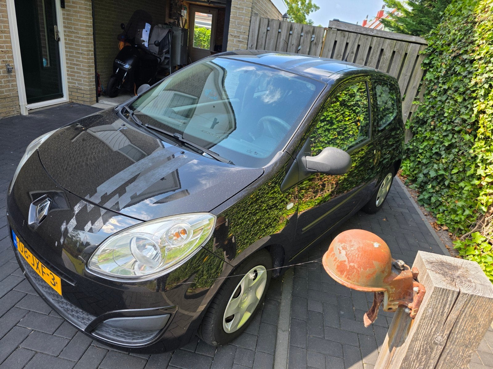 Renault Twingo 1.1 2009 Zwart, Auto's, Voorwielaandrijving, Twingo, 31 €/maand, 4 cilinders