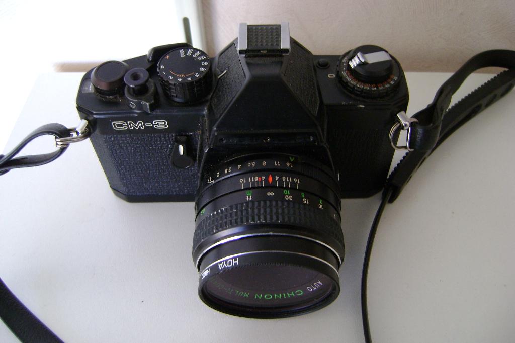 chinon camera cm-3, Ophalen of Verzenden, Gebruikt, Spiegelreflex, Overige Merken