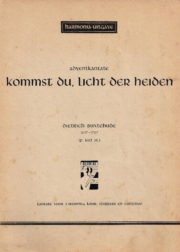 Bo6 bladmuziek: kommst du licht der heiden, Ophalen of Verzenden, Gebruikt, Artiest of Componist, Klassiek