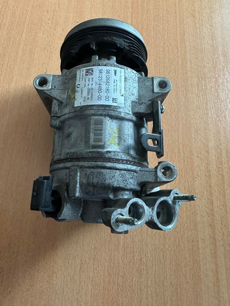 Airco compressor Peugeot Citroën Valeo 9812682180, Ophalen of Verzenden, Gebruikt, Peugeot