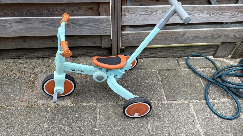 HyperMotion 3 in 1 kinderfiets, Fietsen en Brommers, Fietsen | Driewielers, Ophalen, Gebruikt, Duwstang
