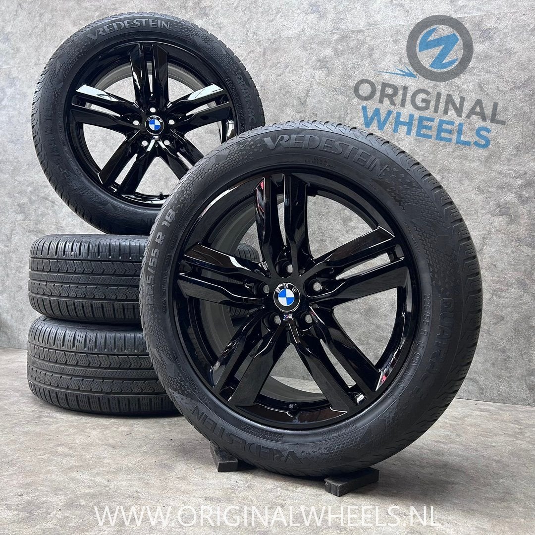 18 inch originele velgen + all season banden BMW X1 X2 570M, 18 inch, Gebruikt, -, -