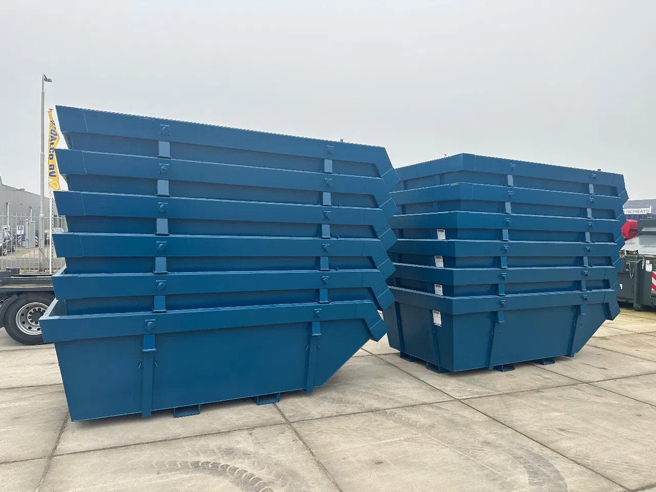Sidalco 6m3 met heftruck lepel kokers (bj 2025)