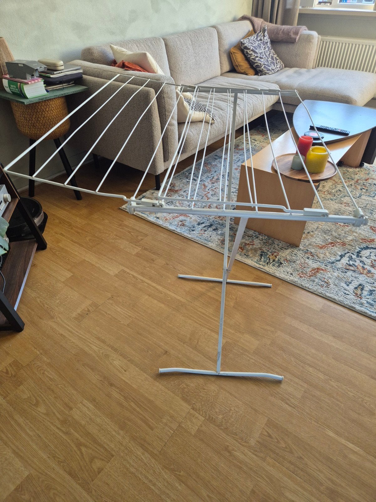 Handig uitklapbaar compact wasrek, Tuin en Terras, Droogmolens en Wasrekken, Ophalen, Gebruikt, Wasrek