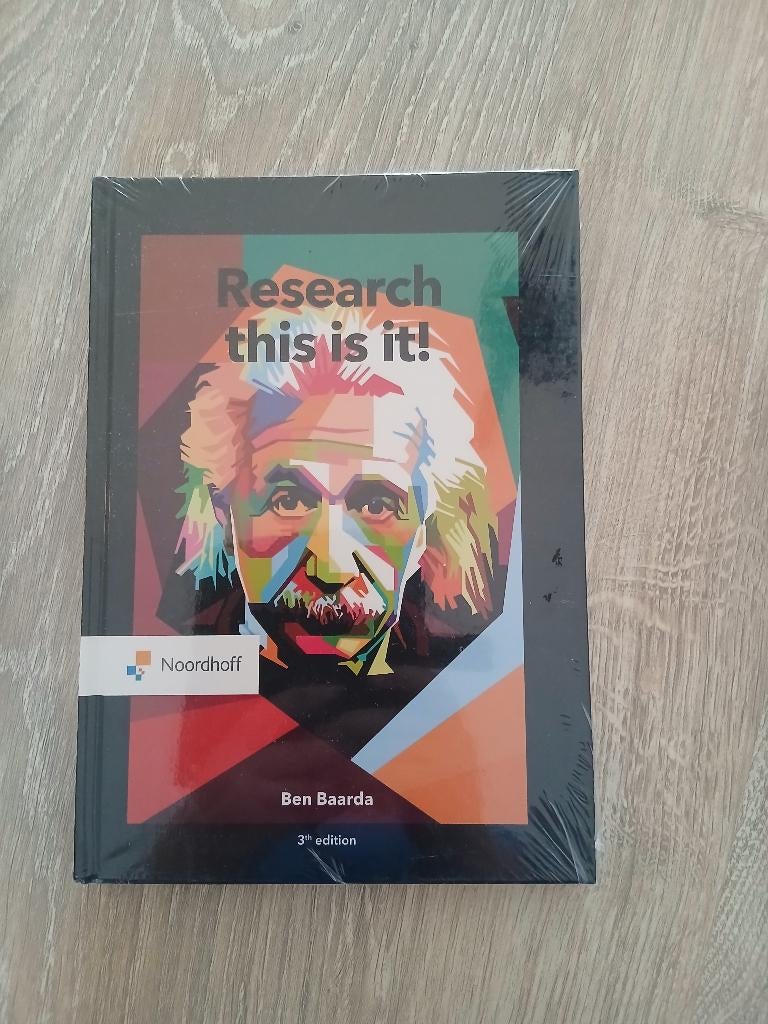 Research this is it!, Boeken, Studieboeken en Cursussen, Ophalen of Verzenden, Alpha, Nieuw, HBO