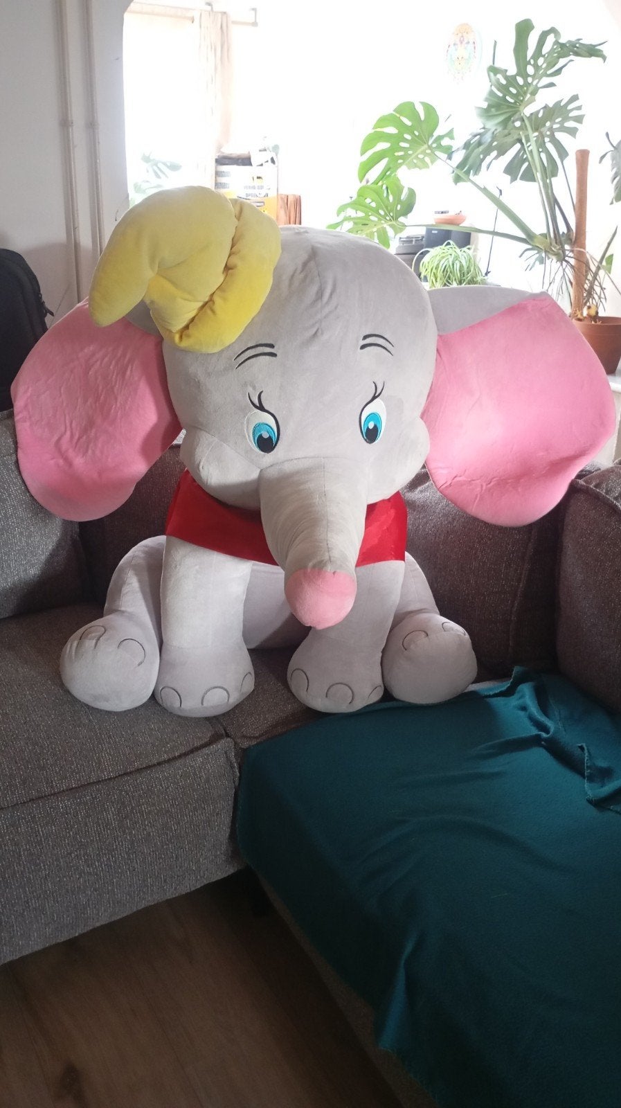 Grote Dumbo knuffel, Ophalen, Gebruikt, Disney, Grijs