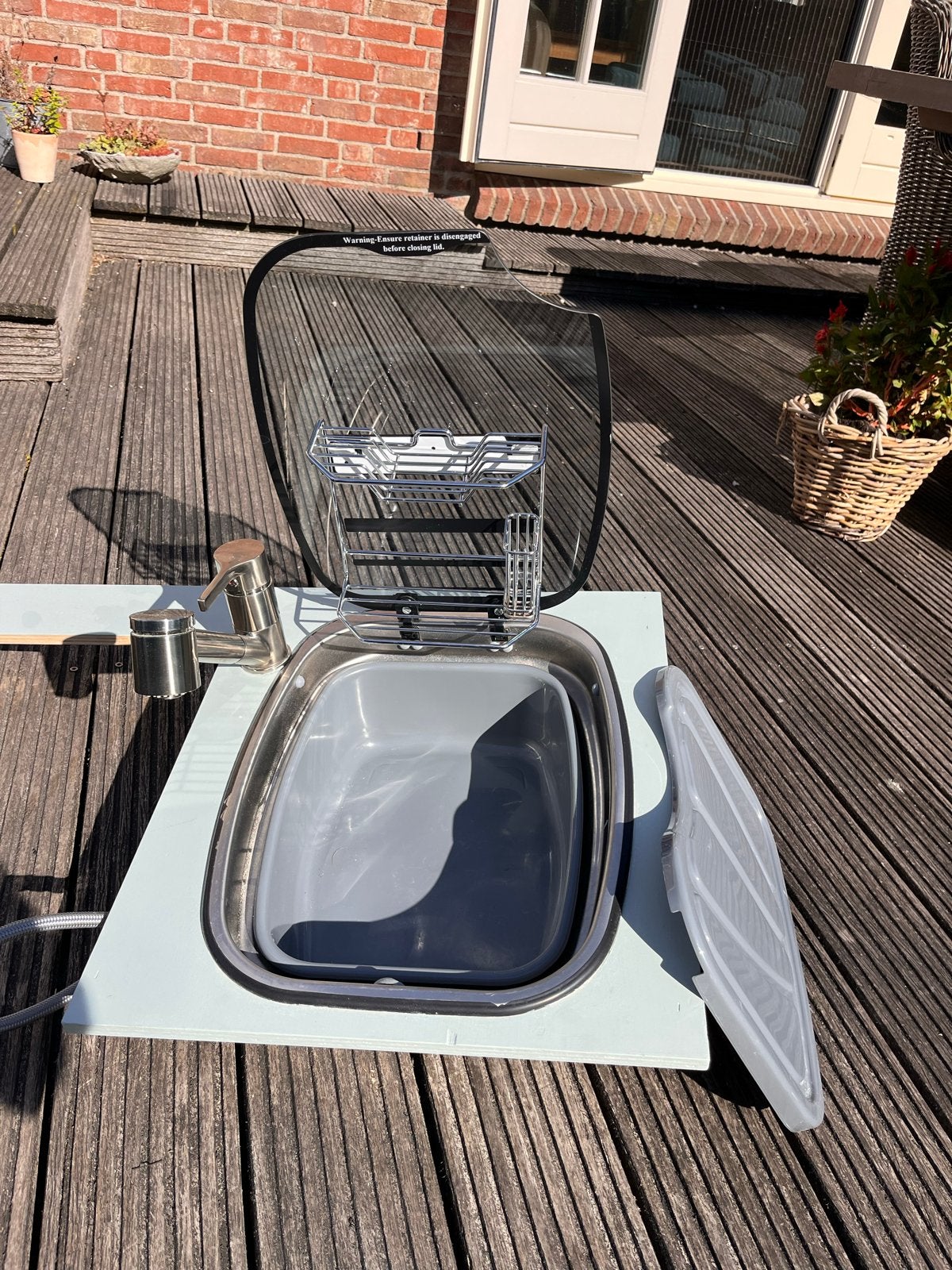 Thetford Spoelbak met Kraan voor Camper/Boot, Ophalen, Gebruikt