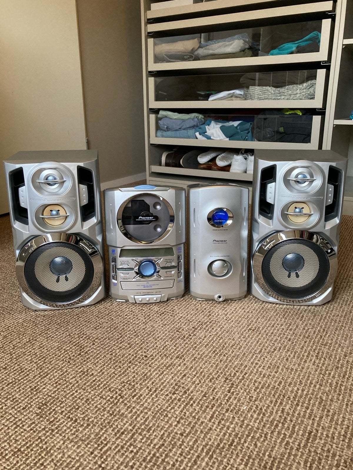 Pioneer XC-IS21T Stereo CD Tuner Deck met speakers, Ophalen, Gebruikt, Tuner of Radio, Pioneer