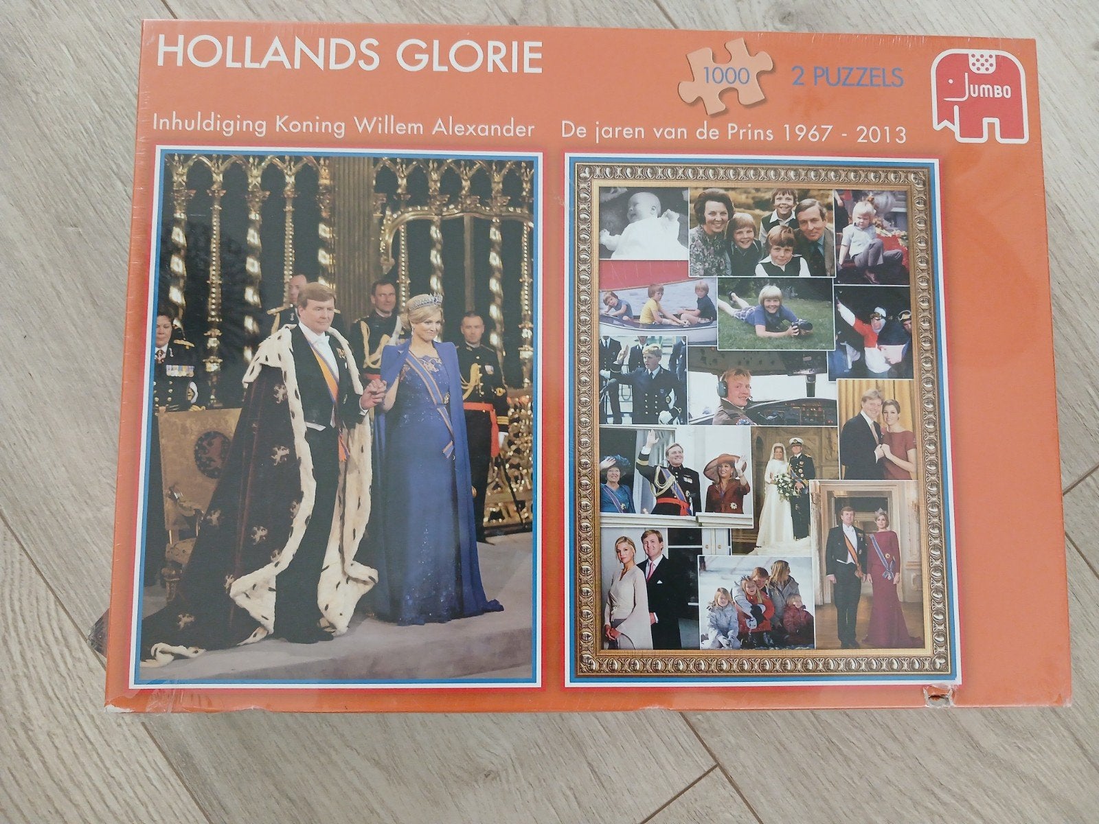 nieuwe puzzels koninklijk huis 1000 stukjes, Ophalen