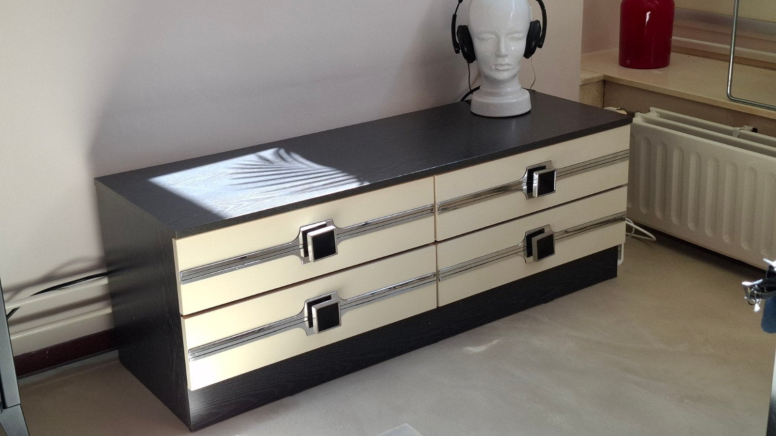 Vintage seventies kast tv audio meubel spaceage., Ophalen, Huis en Inrichting