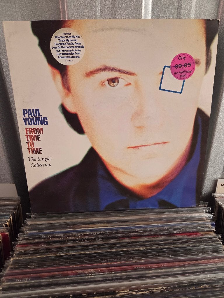Vinyl lp PAUL YOUNG: FROM TIME TO TIME (SINGLES COLLECTION), Complilatie, LP, Gebruikt, Pop