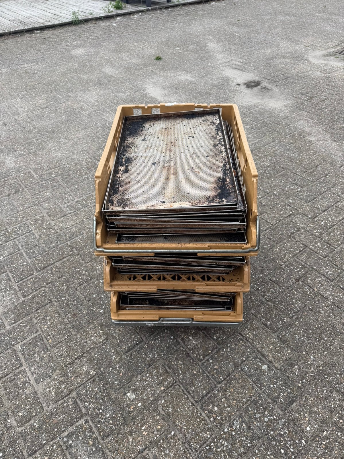 34 gebruikte bak platen 40-60, Witgoed en Apparatuur, Ophalen of Verzenden, Zo goed als nieuw